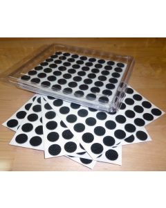 FastCap 52 Black 9/16" Low Gloss PVC Traction Dot