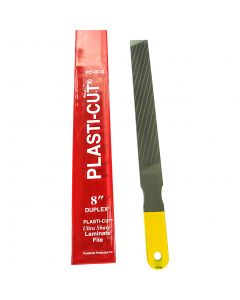 Plasti-Cut Brand 8" Dual-Cut Duplex Laminate File With Safe Edge - pc-8dx