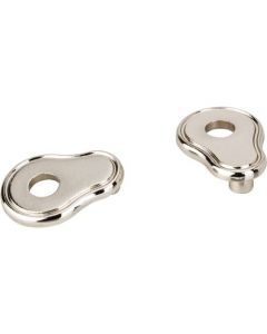 Satin Nickel Escutcheon by Jeffrey Alexander - PE02-SN