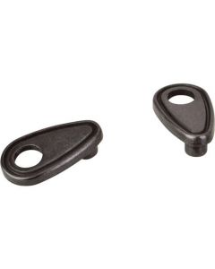 Gun Metal Escutcheon by Jeffrey Alexander - PE08-DACM