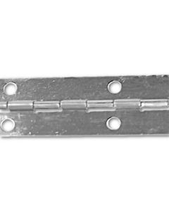 Nickel Continuous Piano Hinge 1-1/2"x6'x.040"