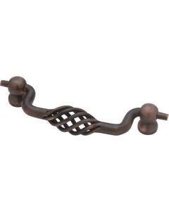 Bronze / Copper Highlights 3-25/32in. [96.00MM] Drop Bail Pull by Liberty sold in Each - PN0527-VBR-C - Discontinued