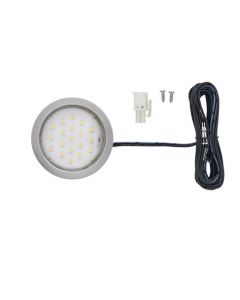 Tresco Pockit Plus 2W 3000K Nickel LED Puck Light 2-1/2in. - 12V - Discontinued