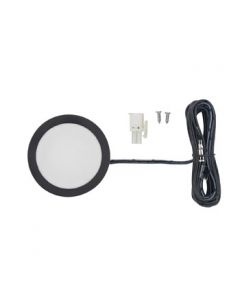 Tresco power pockit 3w 5000k black led puck light 2-1/2in - 12v - poc-3ledsfr-cbl-1