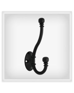 Flat Black 1-3/8" [35.00MM] Coat And Hat Hook by Liberty - B46305J-FB-C