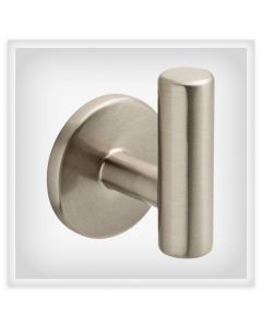 Satin Nickel 2" [51.00MM] Industrial Post Single Prong Hook by Liberty - POSTHK-SN-C