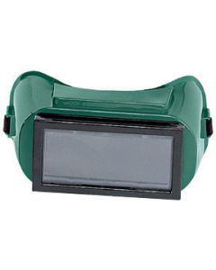 Radnor® Fixed Front Welding Goggles With Green Soft Frame And Shade 5 Green 2" X 4" Lens