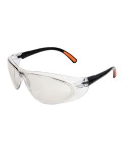 Radnor® Action Series Safety Glasses With Clear Frame And Clear Indoor/Outdoor Lens