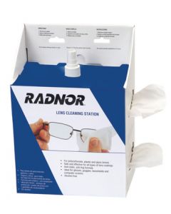 Radnor® Large Disposable Lens Cleaning Station (Includes 16 Oz Lens Alcohol-Free Cleaning Solution And 1200 Tissues)