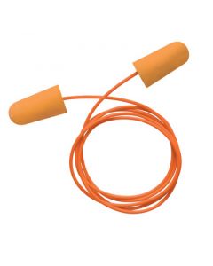 Radnor® Single Use Tapered Orange Polyurethane And Foam Corded Earplugs (100 Pair Per Box)