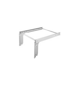 Side Mounted File Drawer for 1-1/2" Face Frame Chrome RAS-FDSM-DM15-1