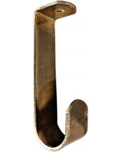 Polished brass metal closet rod center support 15mmx30mm - discontinued - ro553pb