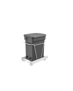 Single Waste White Wire Pullout Compo+ bin Orion Gray RV-1216-CKOG-1