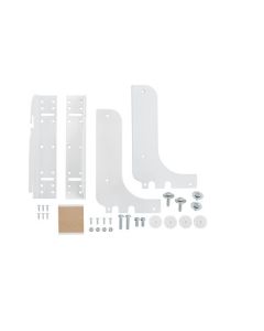 Accessories Door Mount Kit for Wire Waste Containers White RV DM KIT