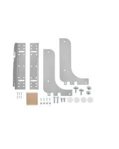 Accessories Door Mount Kit for Wire Waste Containers, Metallic Silver (RV-DM17-KIT)