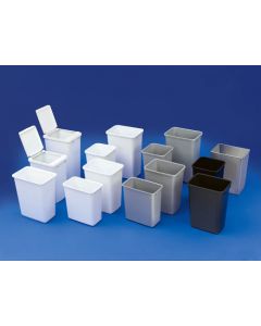 30 Quart Waste Container Only White