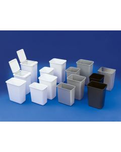 30 Quart Waste Container Only -Special Bulk 48 White