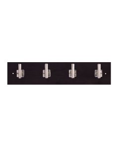 Satin Nickel / Cocoa 18" [457.00MM] 4 Hook Rail by Hickory Hardware - S077225-COSN