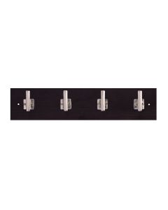 Satin Nickel / Cocoa 18" [457.00MM] 4 Hook Rail by Hickory Hardware - S077225-COSN