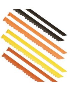 Superior Manufacturing Notrax® 3' Yellow 3/4" Thick Nitrile Rubber MD Ramp System® Male Anti-Fatigue Floor Mat Ramp