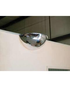 Se-Kure Controls® 18" Acrylic Lens View® Half Dome 180° Mirror