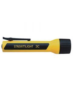 Streamlight® Yellow ProPolymer® Flashlight With White LED (Requires 3 C Alkaline Batteries - Sold Separately) (Blister Pack)