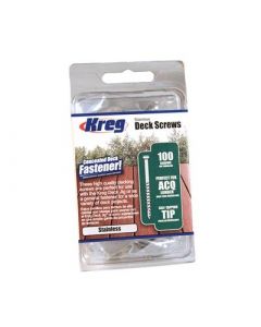 Kreg Stainless Deck Screws - 100ct. -SDK-C2SS-100 Sold In Box 100
