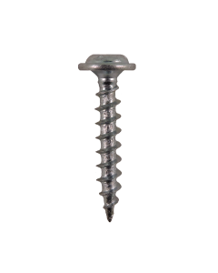 # 8-11 X 1" Square/Phillips Round Washer Head Coarse Thread Zinc Plated Screws Sold In Box 1000