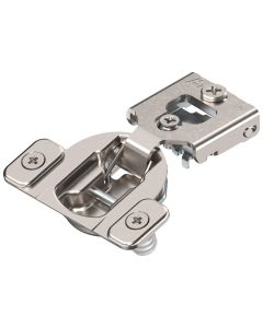3/8" Overlay Blum COMPACT 38N Hinge 105° Knock-In with Insertion Ram Only Spring Closing Wrap-around Mount