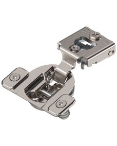 3/4" Overlay Blum COMPACT 38N Hinge 105° Knock-In with Insertion Ram Only Spring Closing Wrap-around Mount