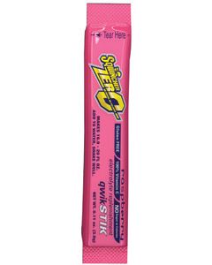 Sqwincher® .11 Ounce Qwik Stik™ ZERO Instant Powder Concentrate Stick Raspberry Electrolyte Drink - Yields 20 Ounces (50 Each Per Package)