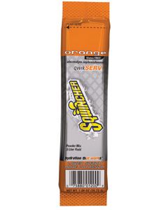 Sqwincher® 1.26 Ounce Qwik Serv™ Instant Powder Concentrate Packet Orange Electrolyte Drink - Yields 16.9 Ounces (8 Packs Per Bag)