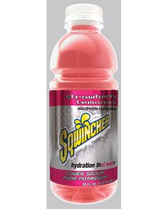 Sqwincher® 20 Ounce Liquid - Ready To Drink Strawberry Lemonade Electrolyte Drink (24 Each Per Case)