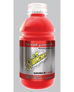 Sqwincher® 12 Ounce Liquid - Ready To Drink Fruit Punch Electrolyte Drink (24 Each Per Case)