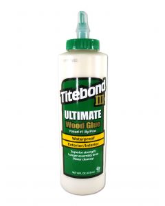 Franklin International Titebond III Ultimate Wood Glue Exterior/Interior 16 Oz. Light brown Advanced Proprietary Polymer