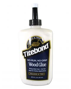 Franklin International Titebond No-run No Drip Wood Glue Molding Glue 8 Oz Clear Thixotropic Polyvinyl Acetate