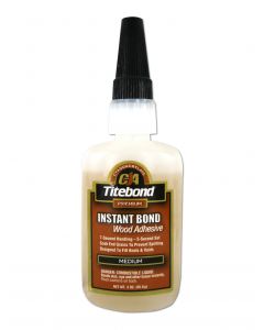 Franklin International Titebond Instant Bond Instant CA Glue Medium Wood CA Glue 2 Oz Translucent Ethyl Cyanoacrylate