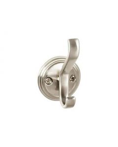 Brushed Satin Nickel 3-1/8" Reeded Hook of Ryland Collection by Top Knobs - TK1061BSN