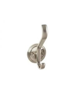 Brushed Satin Nickel 4-11/16" Reeded Hook of Ryland Collection by Top Knobs - TK1062BSN