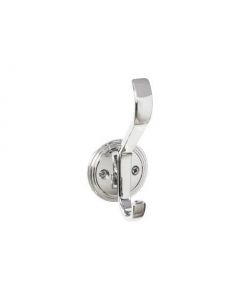 Polished Chrome 4-11/16" Reeded Hook of Ryland Collection by Top Knobs - TK1062PC