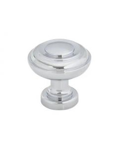 Polished Chrome 1-1/4" [32mm] Ulster Knob of Regent's Park Collection by Top Knobs - TK3070PC