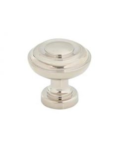 Polished Nickel 1-1/4" [32mm] Ulster Knob of Regent's Park Collection by Top Knobs - TK3070PN