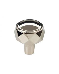 Polished Nickel 1-1/4" [32mm] Kingsmill Knob of Regent's Park Collection by Top Knobs - TK3080PN