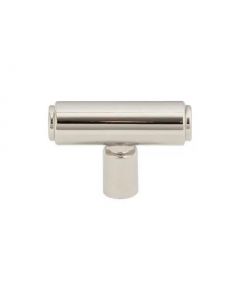 Polished Nickel 2" [51mm] Clarence T-Knob of Regent's Park Collection by Top Knobs - TK3111PN