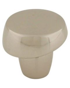 Polished Nickel 1-1/4" [32mm] Florham Slant Knob of Regent's Park Collection by Top Knobs - TK3131PN