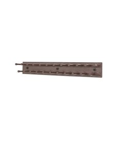 12" Tie Rack, Static, Side Mount, Oil Rubbed Bronze TRC-12NS-ORB