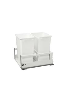 15" Tandem Box Double 35QT, White TWCSC-18DM-2