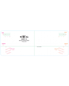 Template for 15" Waste Pullout from Salice