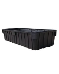 UltraTech 148" X 63" X 33" Ultra-1000 Containment Sump® Black Polyethylene Spill Containment Sump With 1100 Gallon Spill Capacity And 2" Drain For 1000 Gallon Tank