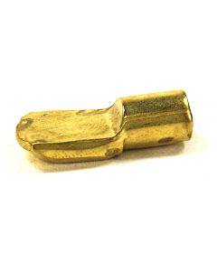Shelf Pin Metal Spoon Shape 7mm Brass Finish Bag 100 PN: W-SP-7MMSPPB